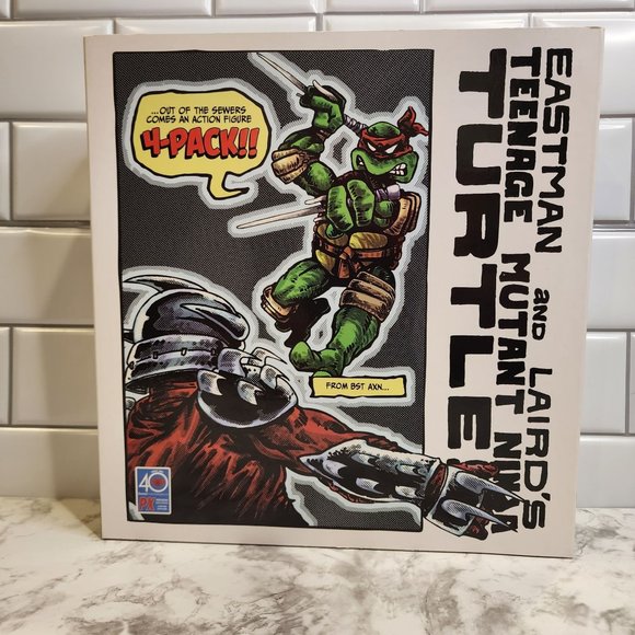 BST AXN TMNT Double 4-Pack Set Shredder Turtles Foot Soldiers PX Exclusive SDCC - Picture 4 of 9